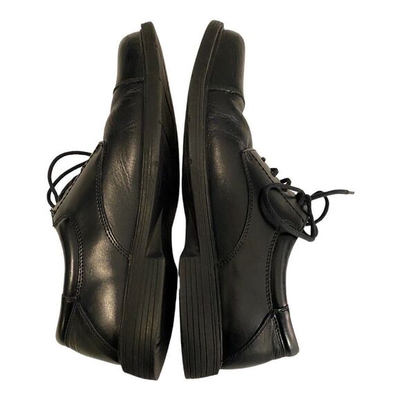 Nunn Bush Black Leather Dress Shoes Oxfords Size 10 M Cap Toe Lace Up - Picture 7 of 9